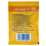 SAFLAGER™ S-189 LEVURE SÈCHE SUISSE POUR BIÈRE LAGER AUX NOTES FLORALES