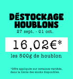 DESTOCKAGE HOUBLONS