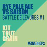 BATTLE DE LEVURES #1 RYE PALE ALE VS SAISON - KIT BIÈRE TOUT-GRAIN