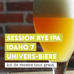 Universbiere Session Rye IPA Idaho 7  - Kit de recette tout-grain