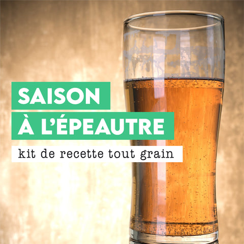 SAISON A L'EPEAUTRE - KIT DE RECETTE TOUT-GRAIN