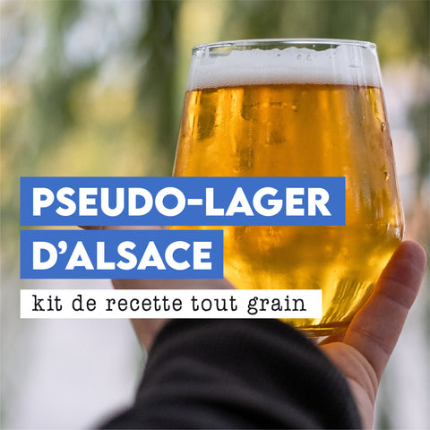 PSEUDO-LAGER D'ALSACE - KIT DE RECETTE TOUT-GRAIN